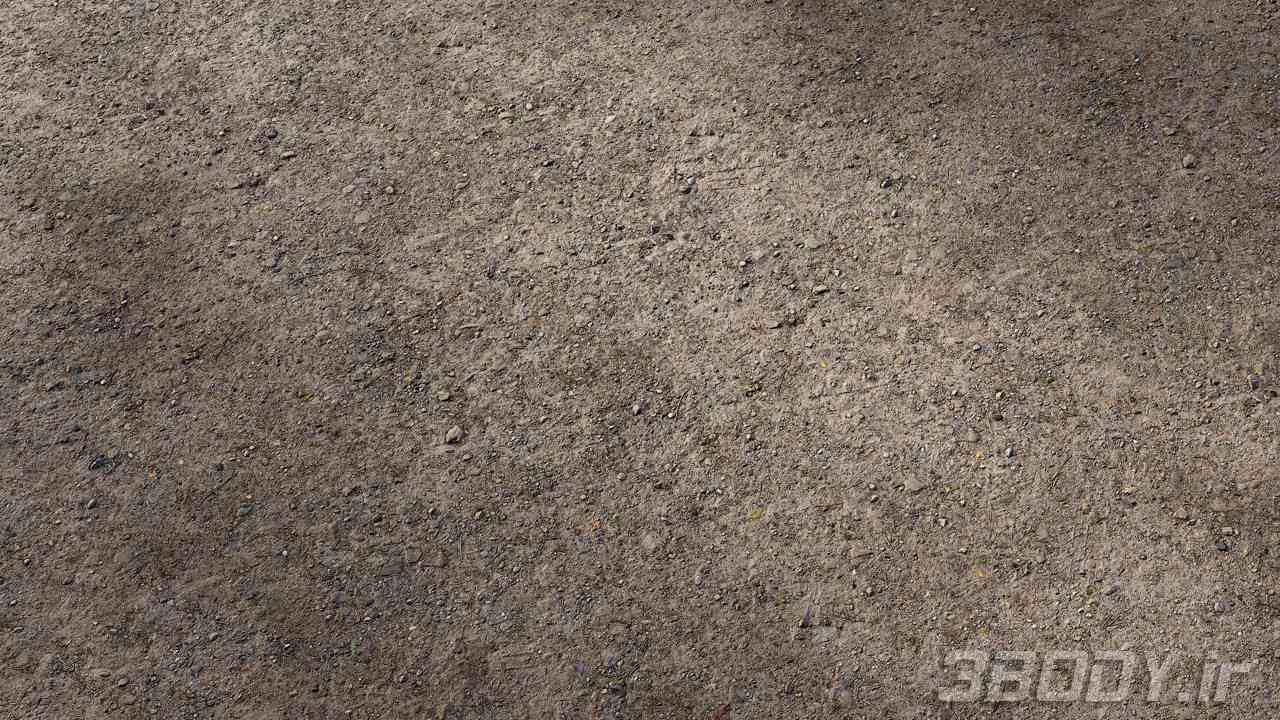 متریال سنگ ریزه gravel ground عکس 1